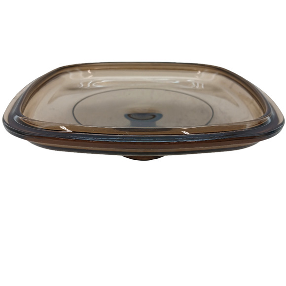 Vintage Pyrex A-7-C Amber Glass Lid 6.5" Vision Cookware Replacement Part - Picture 4 of 8